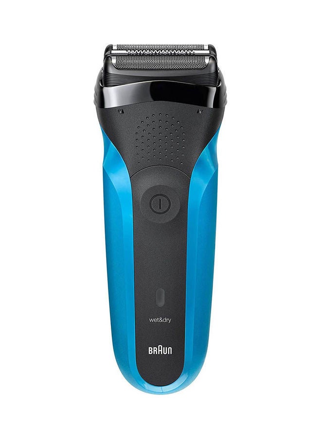 BRAUN - 310s Wet & Dry Electric Rechargeable Shaver Blue - Image 1