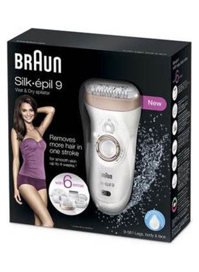 BRAUN Silk Epil 9-561 Wet & Dry Cordless Epilator White - Image 1