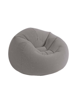 Beanless Bag Inflatable Lounge Chair Grey 114x114x71cm - v1650178700/N11002427A_1