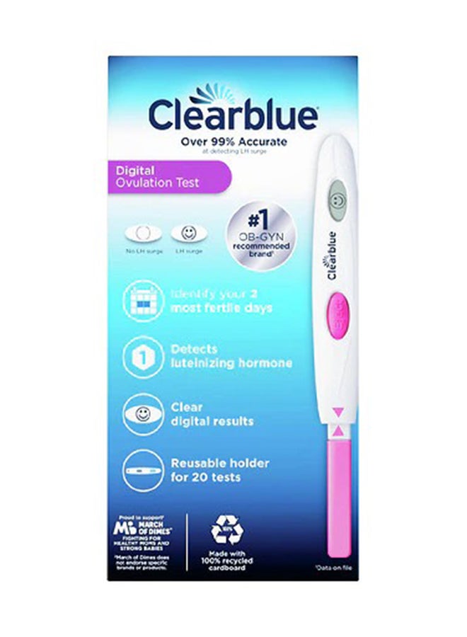 Clearblue - Digital Ovulation Test Device With 20 Test Strip - Image 1