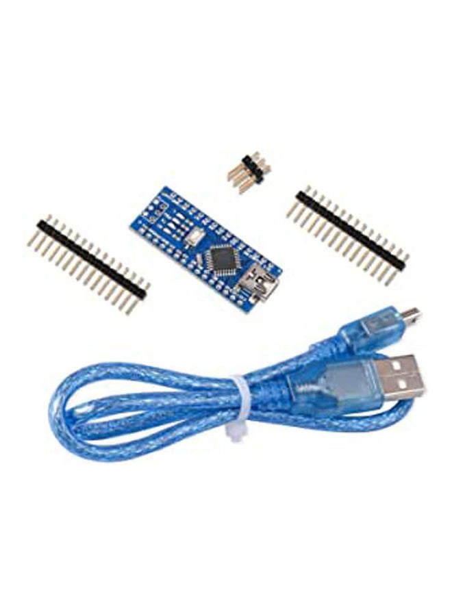 ELEGOO - For Arduino Nano V3.0 Nano Board Ch340-Atmega328P With Usb Cable Compatible With Arduino Nano V3.0 Nano X 1 + Cable Blue - Image 1