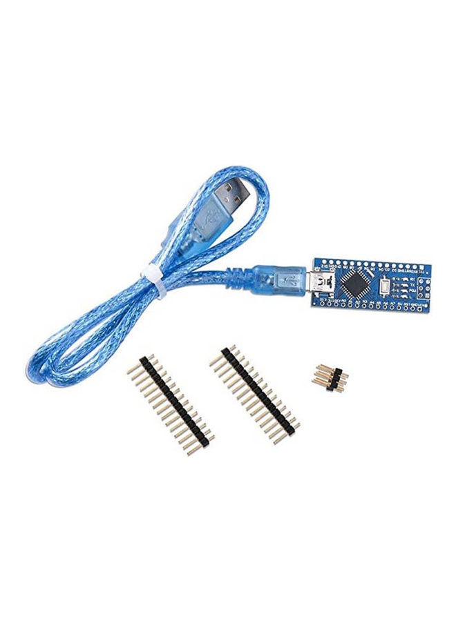 ELEGOO - For Arduino Nano V3.0 Nano Board Ch340-Atmega328P With Usb Cable Compatible With Arduino Nano V3.0 Nano X 1 + Cable Blue - Image 1