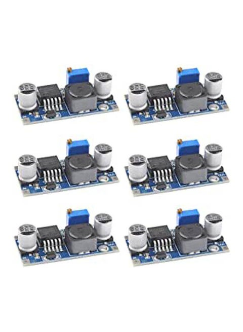 6 Pcs Lm2596 Dc Dc Buck Converter Step Up Down Converter Module High Efficiency Voltage Regulator 3.0 40V To 1.5 35V Adjustable Boost Converter Dc Power Supply Module Multicolour