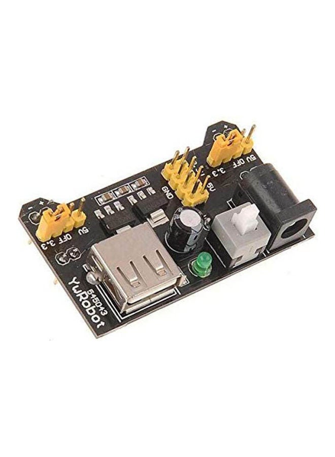Mb102 Breadboard Power Supply Module 3.3V 5V For Arduino Solderless Breadboard Black - Image 2