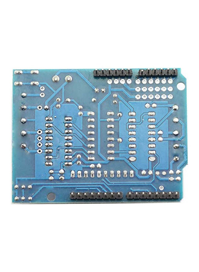 Maxmoral 2 Pack L293D Motor Shield Stepper Driver Board Control Module Motor Drive Expansion Board For Arduino Blue
