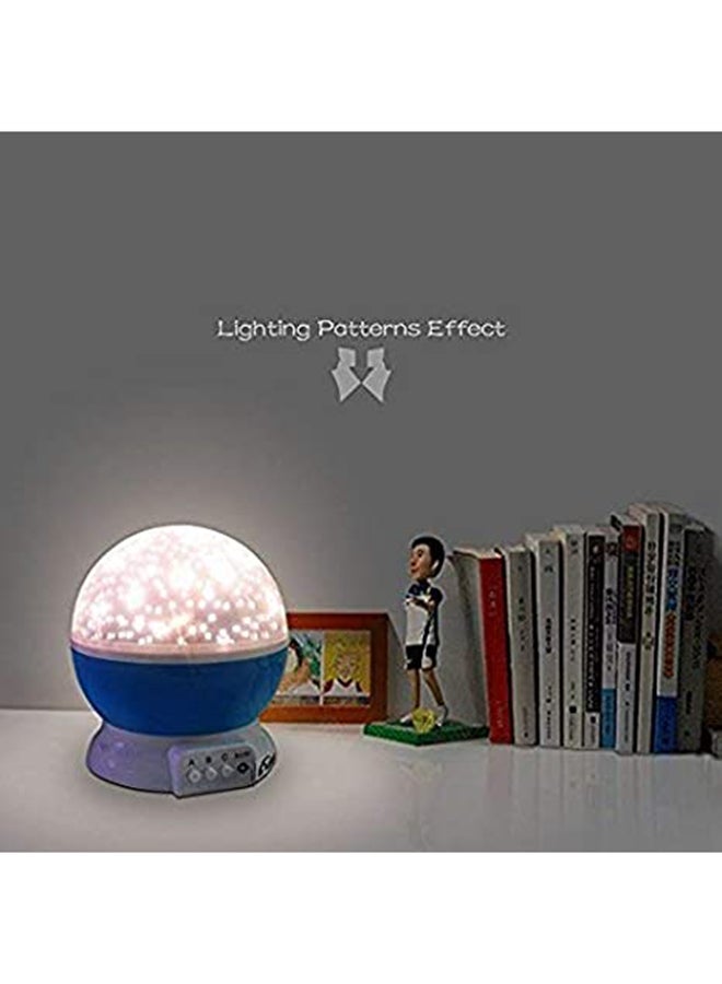 Rotating LED Star Moon Night Sky Cosmos Projector Lamp for Kids - Multicolour Multicolour 13.5x12x12cm