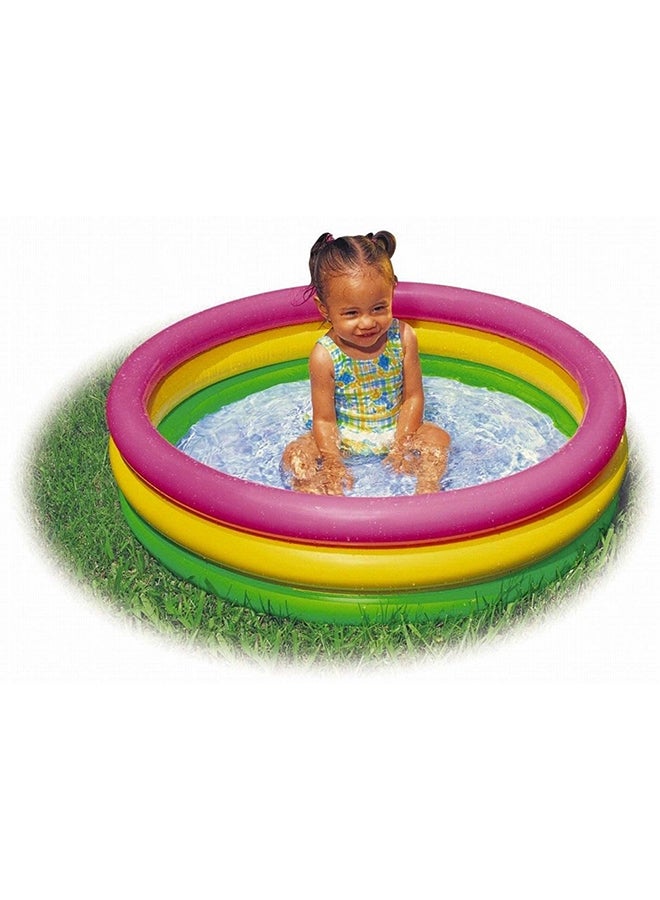 INTEX Lightweight Sunset Glow Inflatable Water Pool With Skin-friendly Materials 61x22cm  - Image 2
