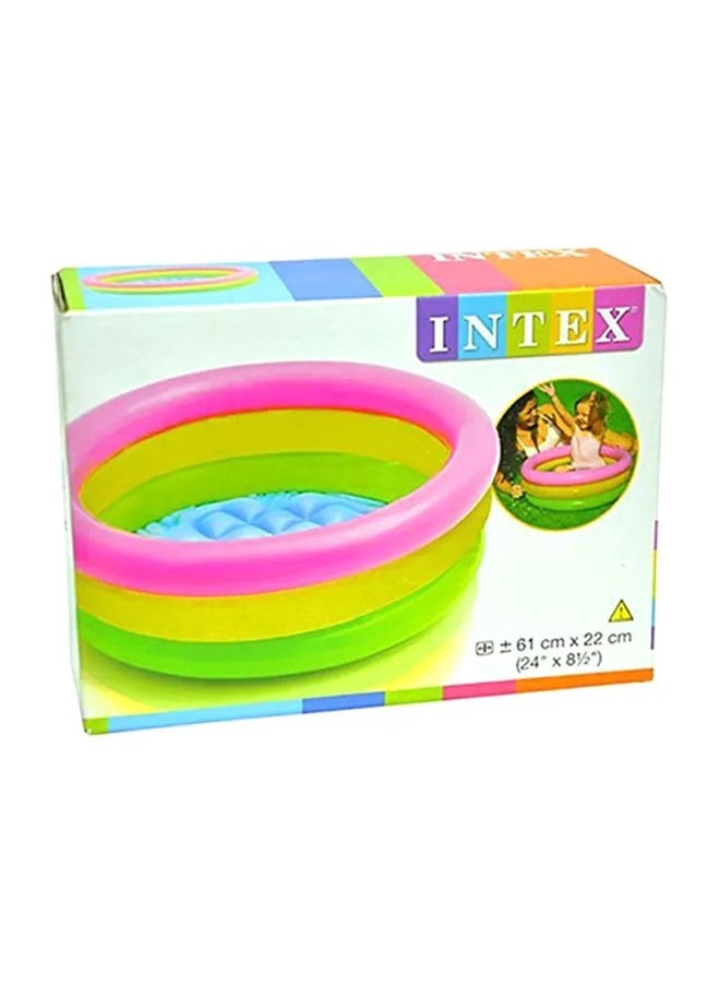 INTEX Lightweight Sunset Glow Inflatable Water Pool With Skin-friendly Materials 61x22cm  - Image 4