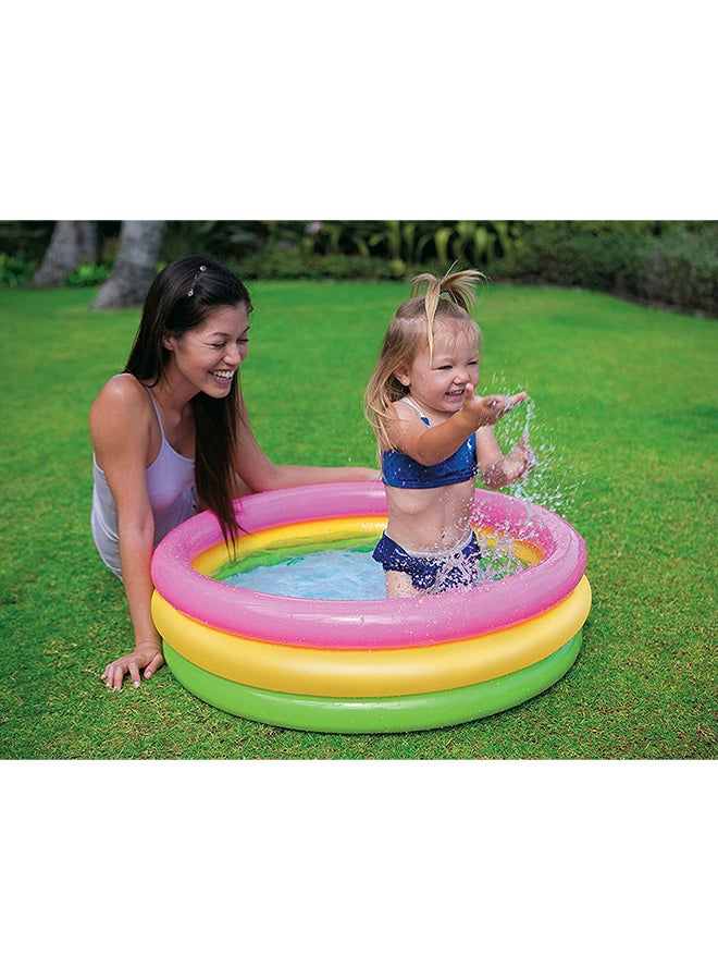 INTEX Lightweight Sunset Glow Inflatable Water Pool With Skin-friendly Materials 61x22cm  - Image 3