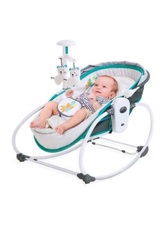 Mastela 5-In-1 Multifunctional Baby Portable Rocker And Bassinet Cradle Bed Newborn To Toddler With Canopy  - Image 4