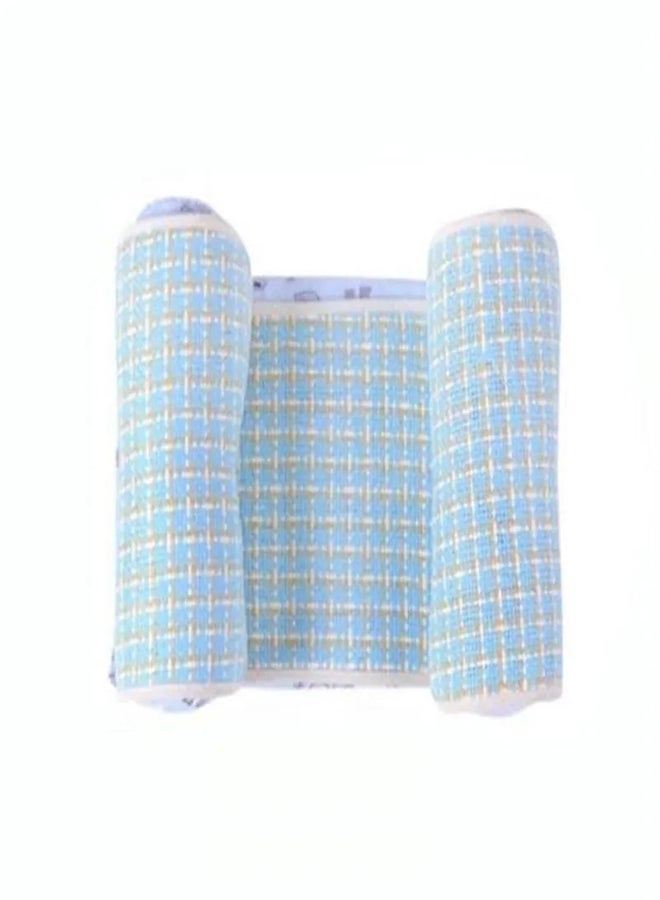 LO.BABY.VE Soft Baby Anti Roll Sleeping Pillow For Head And Neck Support With Natural Flax Mat  - Image 3