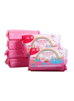 FARLIN Pack Of 6 Soft Texture Anti Rash Wet Wipes Value Combo For Baby, 510 Count  - Image 1