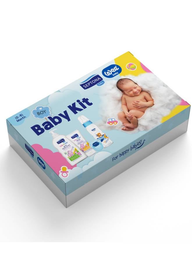 Wee baby 4 Piece - Septona Baby Boy Set (0-6)  - Image 1