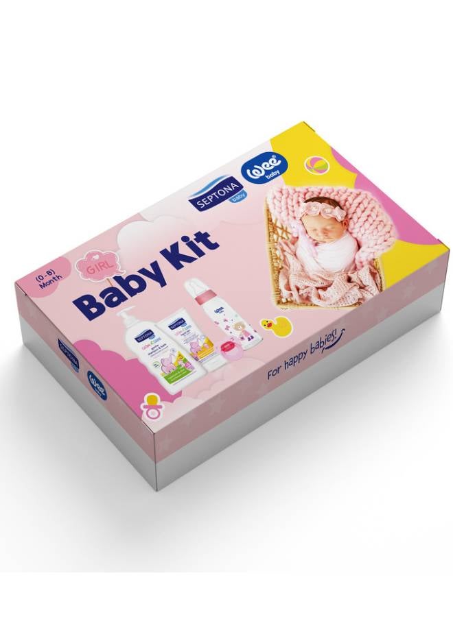 Wee baby 4 Piece - Baby Girl Set (0-6)  - Image 1