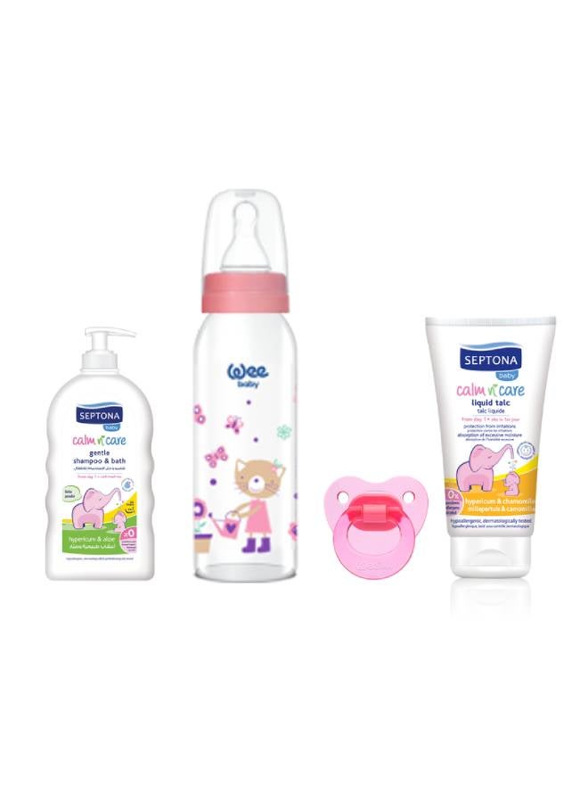 Wee baby 4 Piece - Baby Girl Set (0-6)  - Image 2