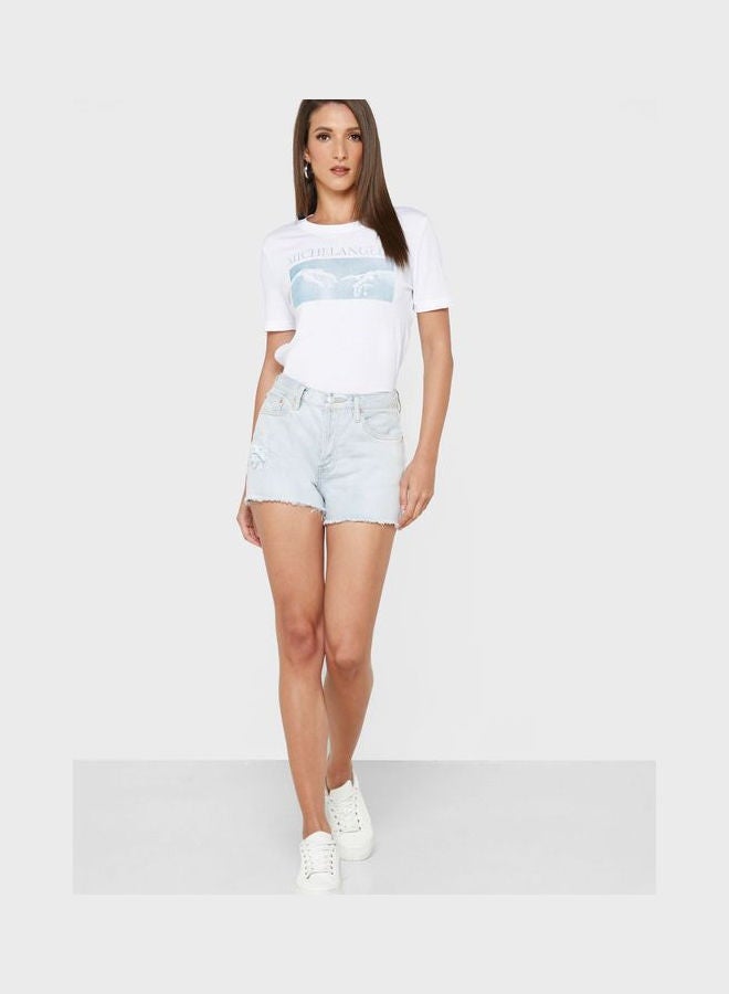 Ardene Women High Waist Jeans Blue  - Image 4
