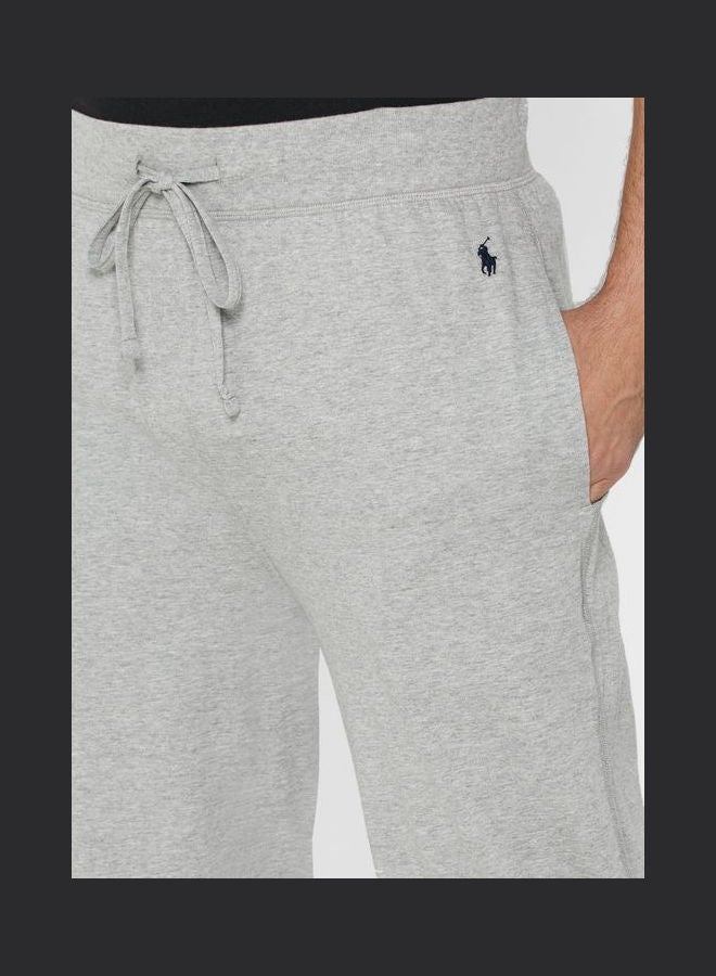 بولو رالف لورين Men Essential Sweatpants Grey  - Image 3