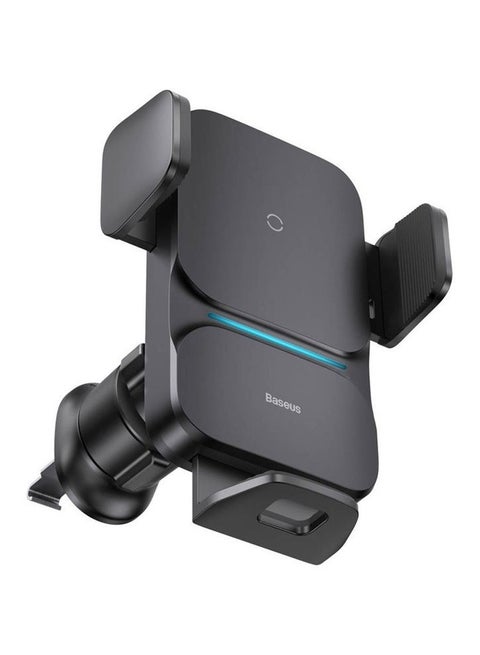 Auto Alignment 15W Max Wireless Charger Car Phone Holder Qi-Certified Compatible with iPhone 14 Pro Max, 14/13/13 Pro Max/12/11/XS/XR/X, Galaxy S23/S22/S10/Note10 Black