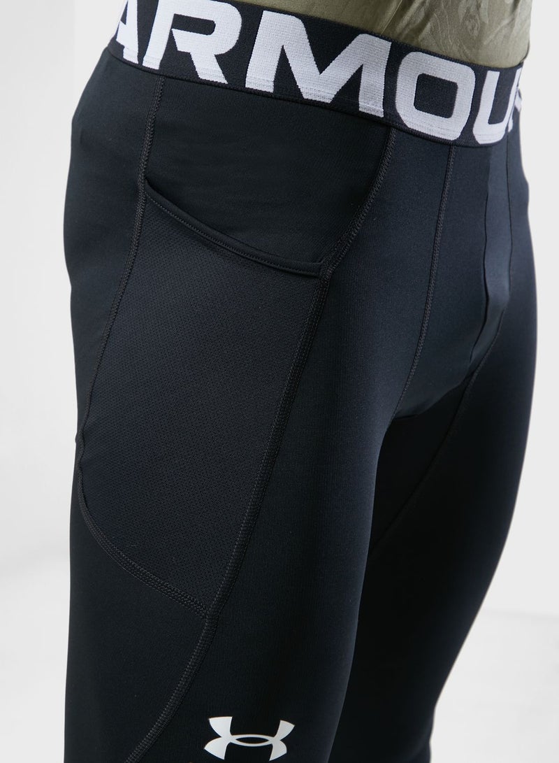 اندر ارمور Men Cold Gear Armour Sweatpants Black  - Image 3