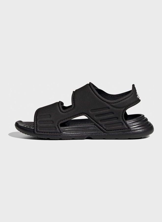 اديداس Open Toe Kids Altaswim Sandals Black  - Image 2