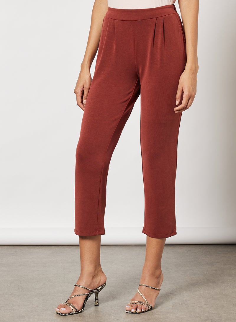 ONLY - Ankle Length Pants Brick - Image 1