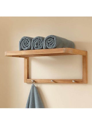 Decorative Rack For Towels Beige 30 X 30 X 55cm