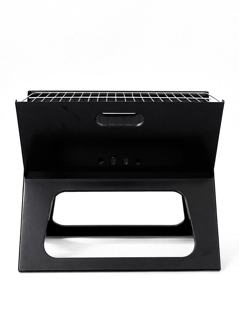 Foldable Charcoal BBQ Grill Black/Criss-Cross - v1650282892/N48451661A_2