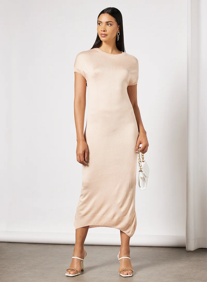 NA-KD Knit Dress Pink