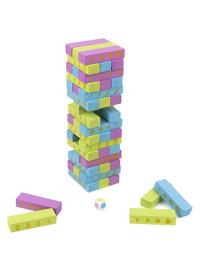 Spin Master Games Spin Master Games Game Squad Jumbling Tower - 48 Pieces 8x8x28cm  - Image 3