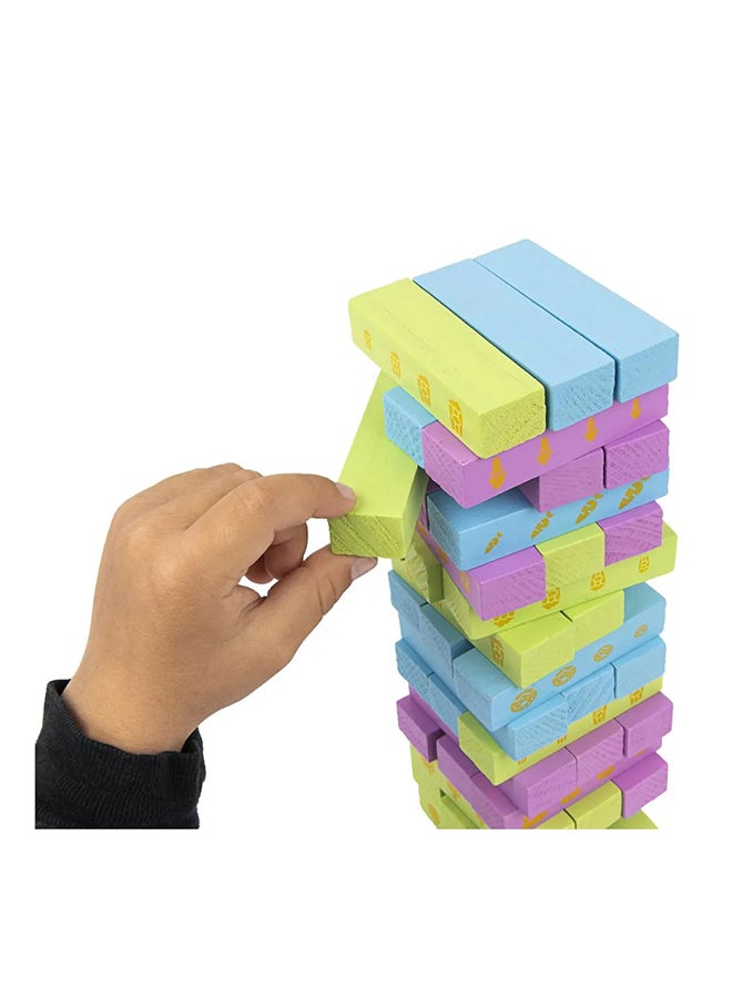 Spin Master Games Spin Master Games Game Squad Jumbling Tower - 48 Pieces 8x8x28cm  - Image 5
