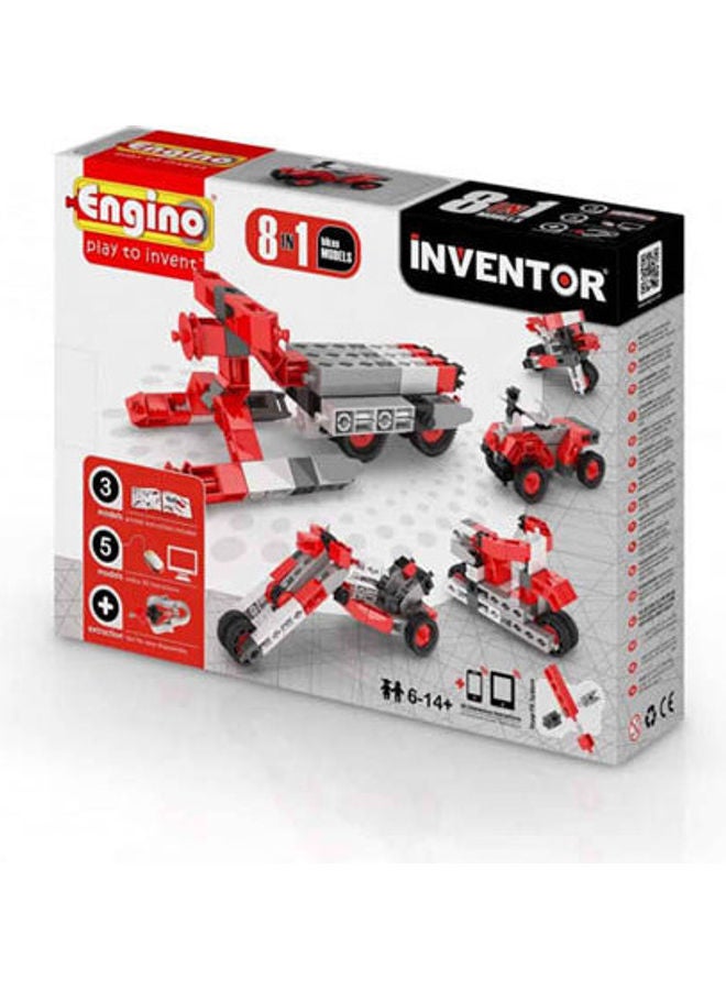 Inventor Motorbikes 8 Models red