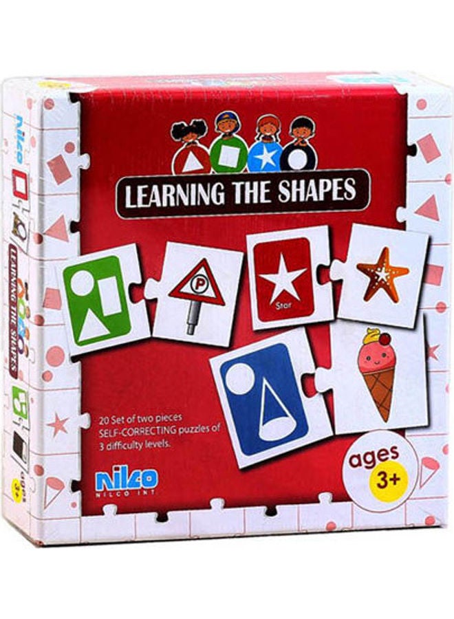 nilco Educational Cards Learning The Shapes 40 Pcs  - Image 2