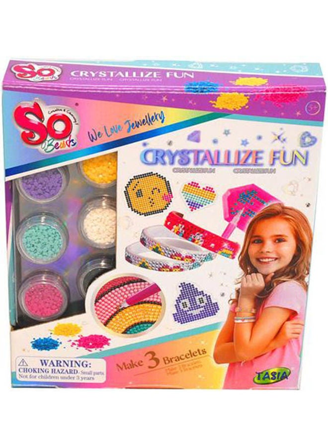 So Beads Craft Set Crystal Bracelets 3 Pcs 