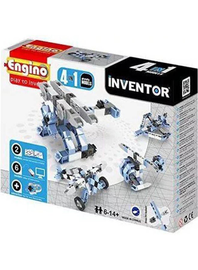 إنجينو 4 In 1 Inventor Cars blue - Image 1