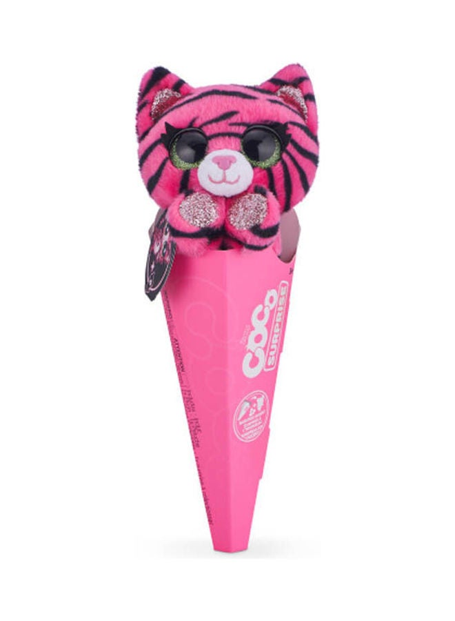 ZURU Coco Surprise Neon Plush Toy With Baby Collectible Pencil  - Image 2