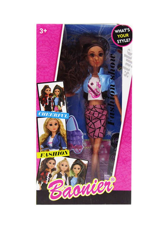 باونير Fashionable Doll – Brown Hair 