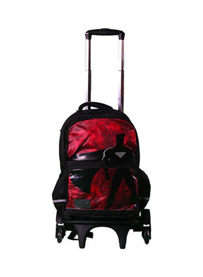 glossy bird School Backpack Red - Image 2