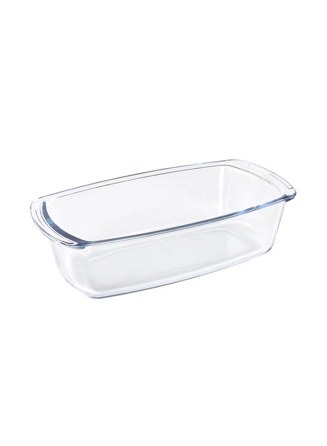 Royalford Borosilicate Rectangular Glass Loaf Dish Clear 1.8Liters  - Image 1