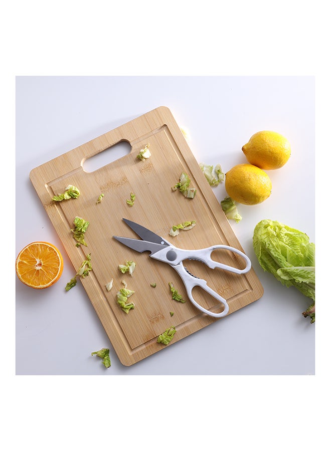 Kitchen Scissors With Marble Design Handle Size 21.5CM Thickness: 2.5MM Material: Polymer & Stainless Steel
