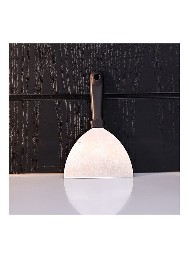 Royalford - Kitchen Scraper Stainless Steel Blade + Pp Handle Multi Color Silver With Black Handle - Image 1