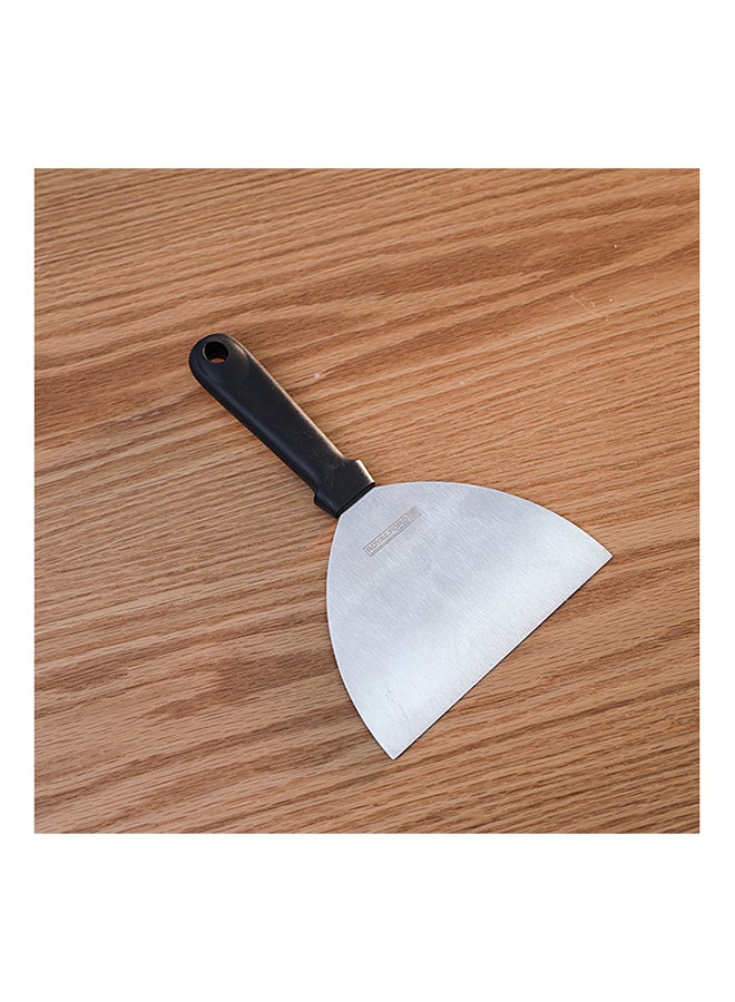 Royalford - Kitchen Scraper Stainless Steel Blade + Pp Handle Multi Color Silver With Black Handle - Image 1