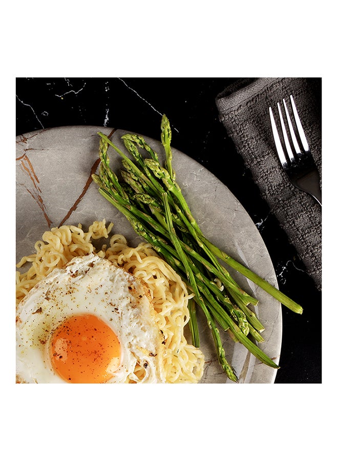Royalford Round Dinner Plate Grey 11x18x5cm  - Image 3
