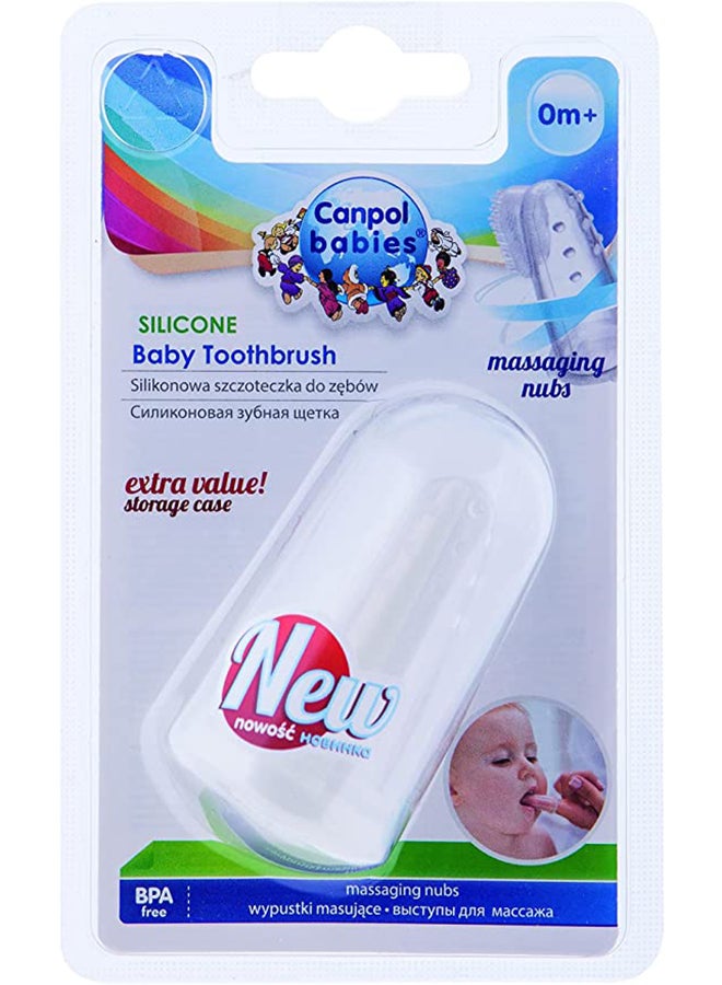Canpol babies Silicone Toothbrush for Gums and Teeth with Case - Image 4