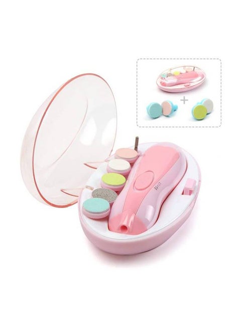 6-In-1 Electric Nail File Trimmer Tool Set With LED Light For Children