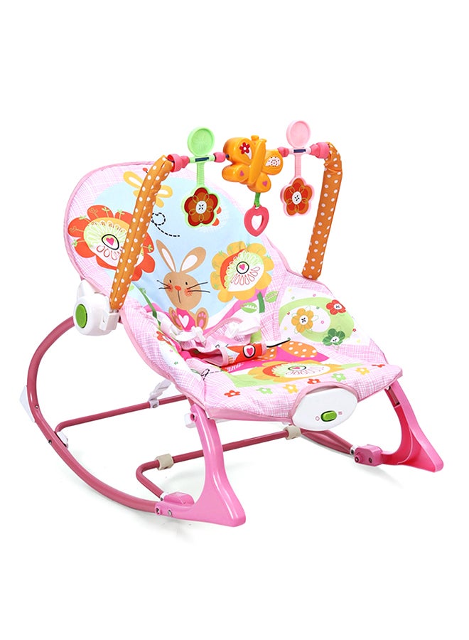 Baby Infant To Toddler Soft and Comfortable Rocker Chair Set With Soothing Vibrations - Image 2