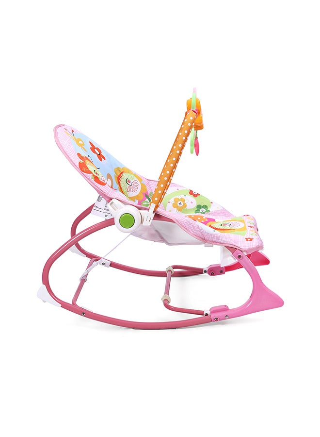 Baby Infant To Toddler Soft and Comfortable Rocker Chair Set With Soothing Vibrations - Image 3