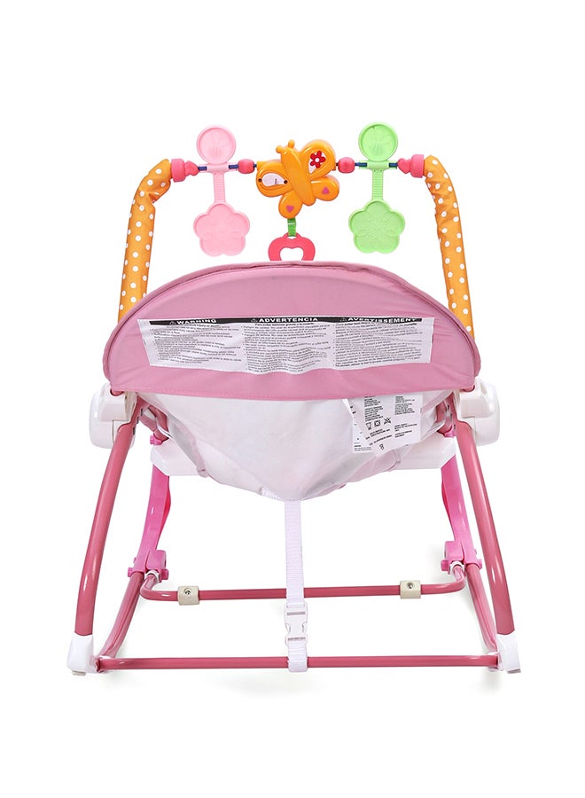 Baby Infant To Toddler Soft and Comfortable Rocker Chair Set With Soothing Vibrations - Image 5