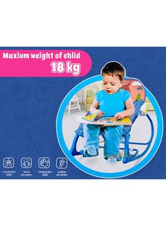 Generic High-quality Materials Durable Infant to Toddler Rocker for Baby - Blue/Pink/Brown  - Image 5