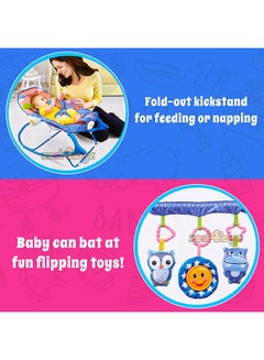 Generic High-quality Materials Durable Infant to Toddler Rocker for Baby - Blue/Pink/Brown  - Image 4