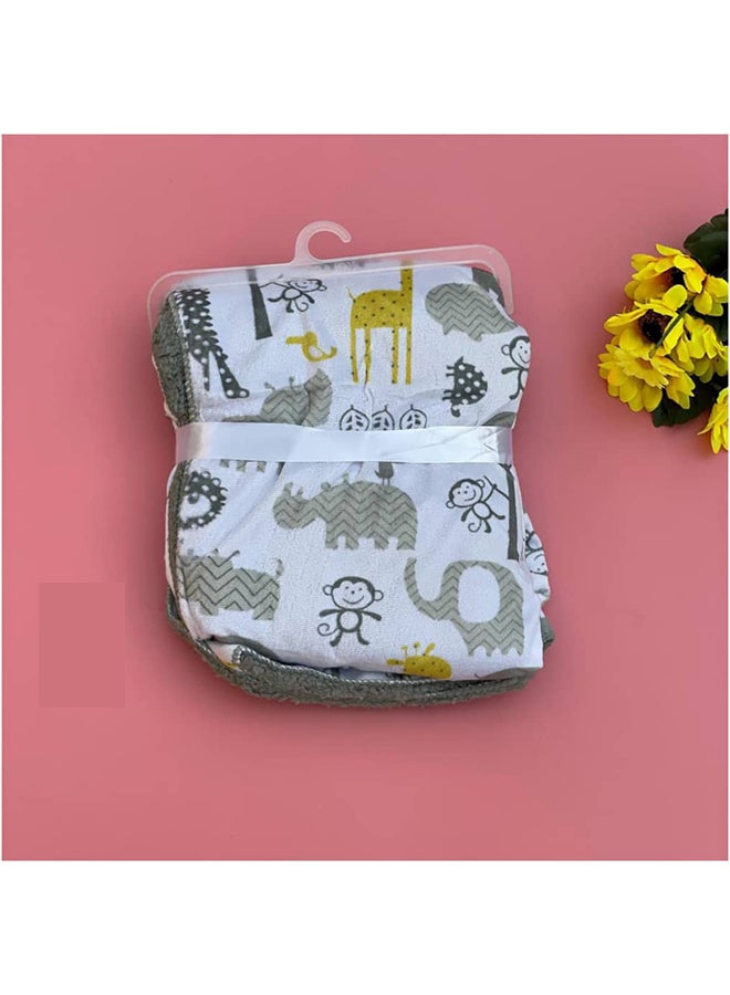 Generic - Cartoon Pattern Breathable Portable Comfy Soft Blanket for Baby, Multicolour - Image 1